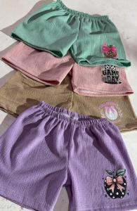Short Wafle Estampado Nena