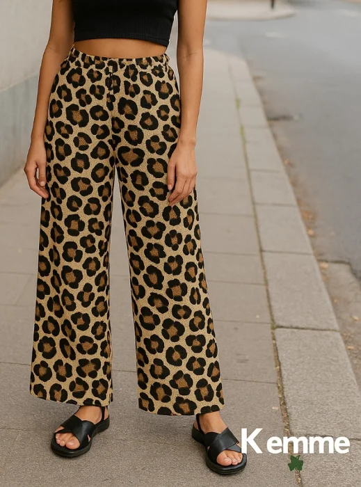 Palazo Animal Print