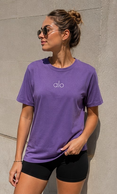 Remera Logo Bordado Peinado - Imagen 2