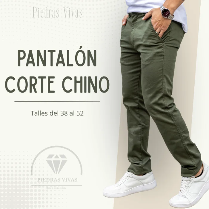 Pantalones Corte Chino
