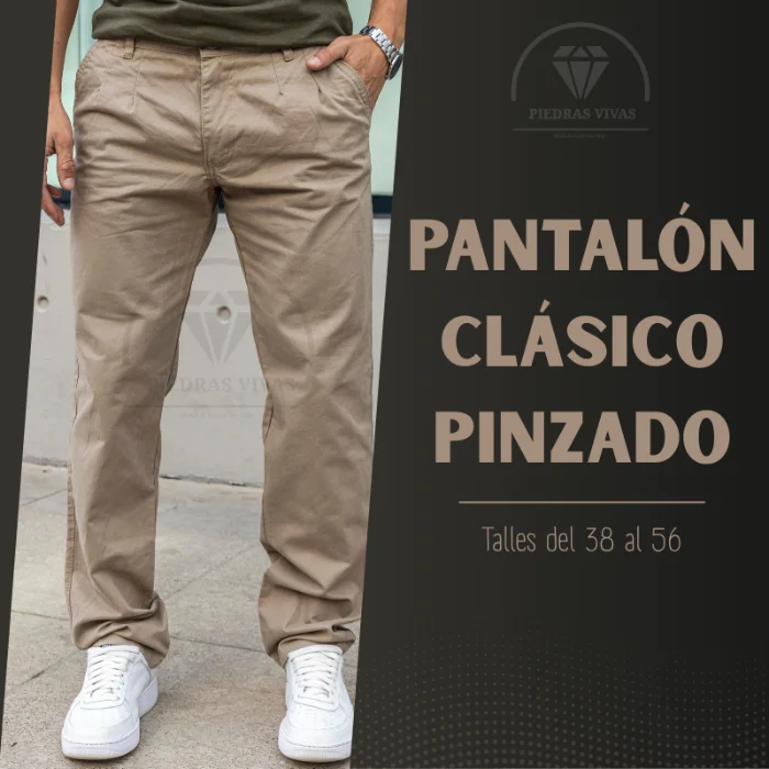 Pantalón Clásico Pinzado