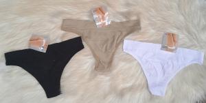 Bombacha Colaless y Vedetina Microfibra  Reforzada con Cintura- Sexy Smart