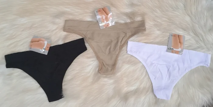 Bombacha Colaless y Vedetina Microfibra  Reforzada con Cintura- Sexy Smart