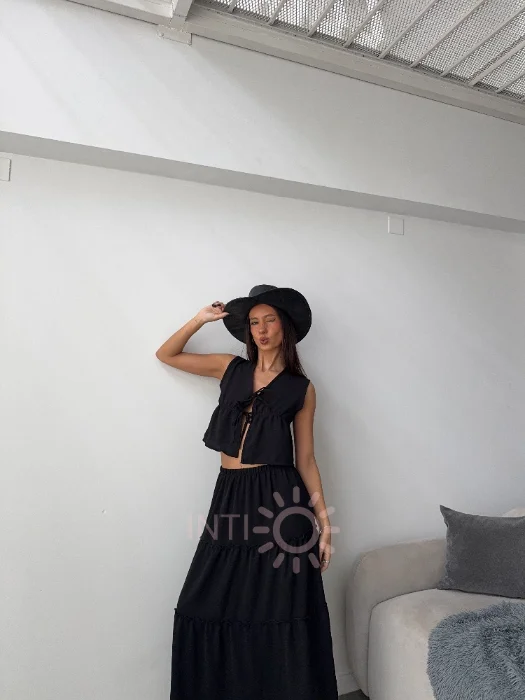 Conjunto de Lino Estilo Boho Chic