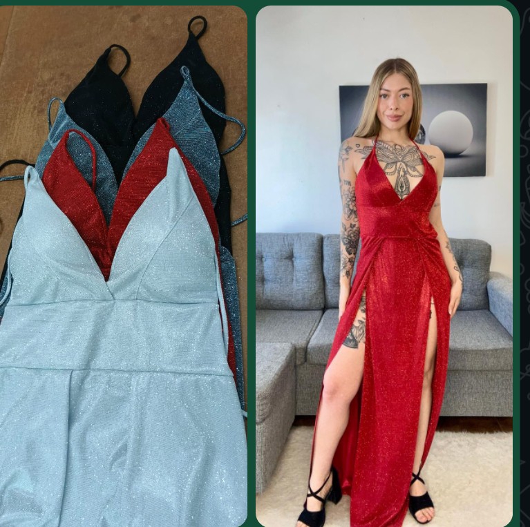 Vestido Gliter con Taza - Imagen 2
