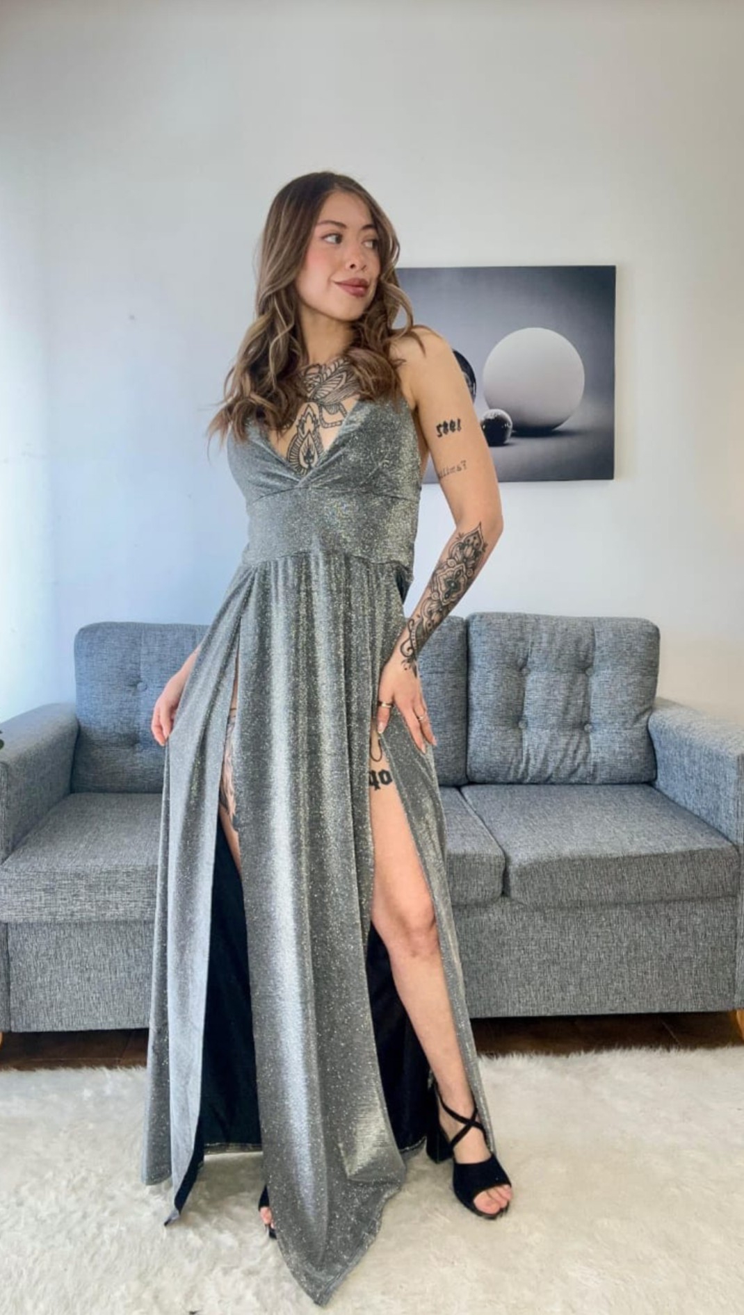 Vestido Gliter con Taza - Imagen 5