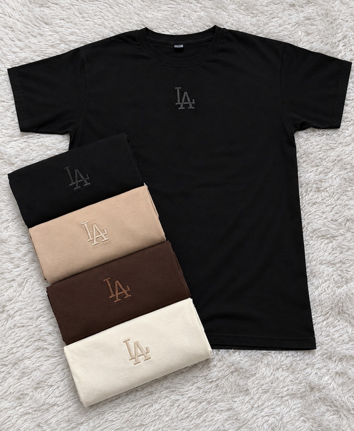 Remeras los Angeles Logo Bordado - Imagen 2