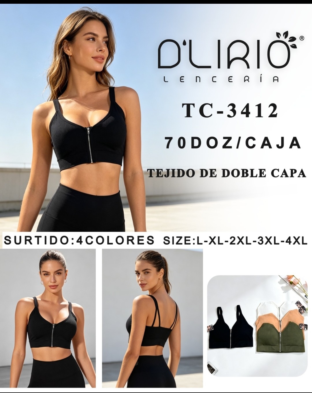 Top D'lirio con Cierre sin Broche - Imagen 2