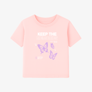 Remera"keep Mariposa" Algodon Peinado