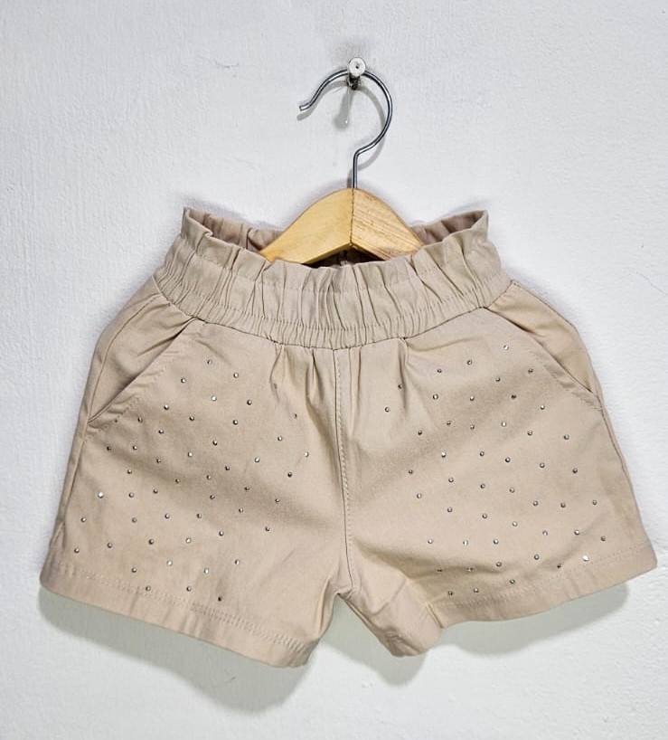 Shorts de Bengalina con Stras para Niña - Imagen 3