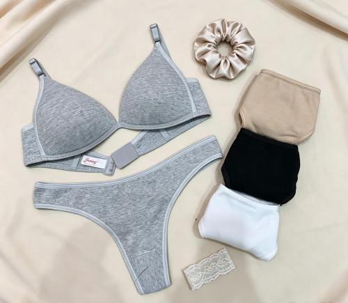 Conjunto Triángulo Algodón Liso