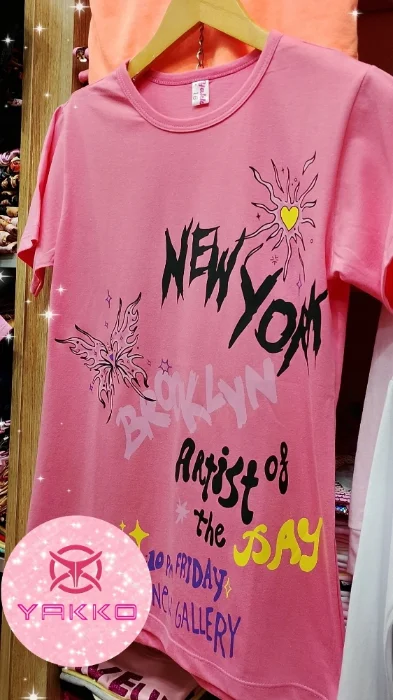 Remeras de Algodón Oversize "new York"