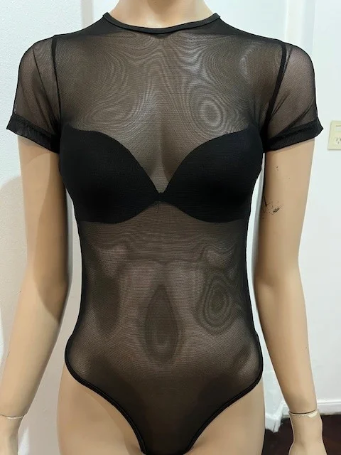 Body Microtul C.redondo Manga Corta