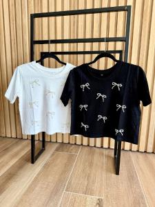 Remera de Algodon Importada con Aplique 025