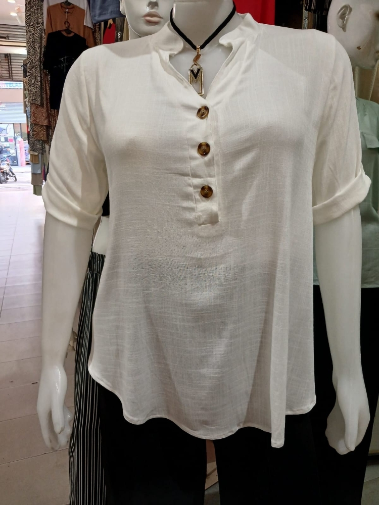 Camisolas de Lino Liso con Spandex - Imagen 2