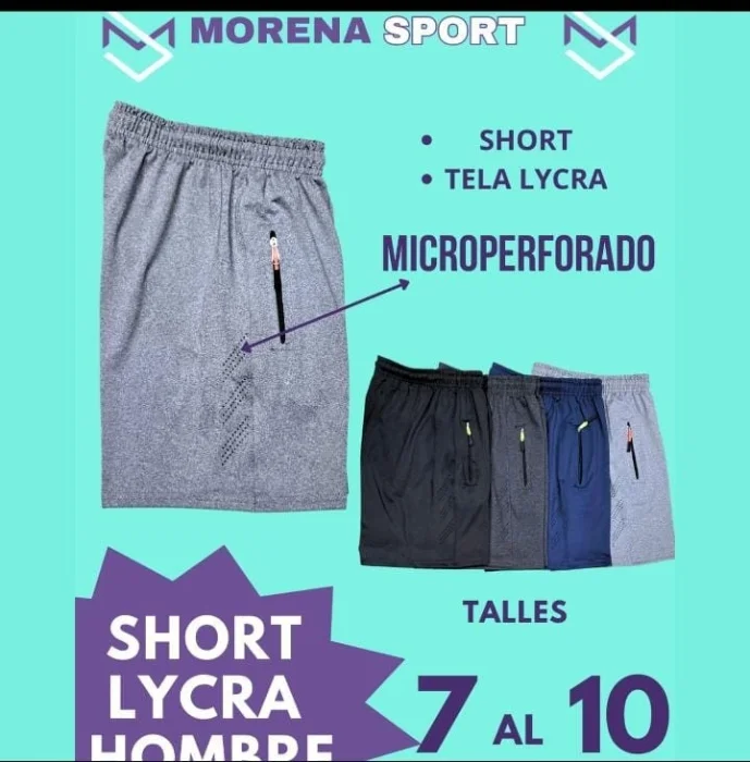 Short Lycra Hombre Deportivo