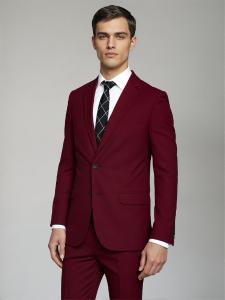 Ambo de 2 Piezas  Tropical Mecánico Color Bordo