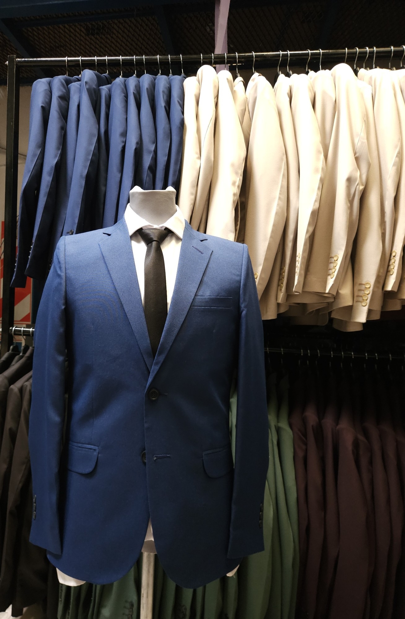Traje de Hombre  2 Piezas Tropical Azulino - Imagen 4