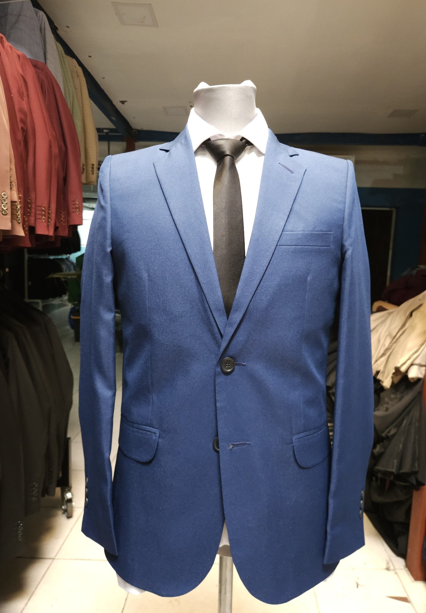 Traje de Hombre  2 Piezas Tropical Azulino - Imagen 5