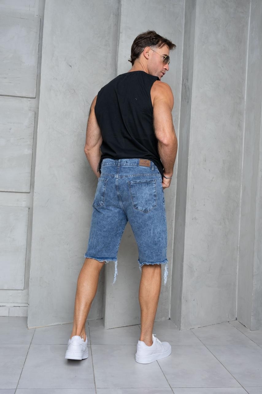 Bermudas Mom/roturas y Desflecado - Imagen 2