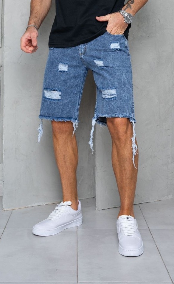 Bermudas Mom/roturas y Desflecado - Imagen 3