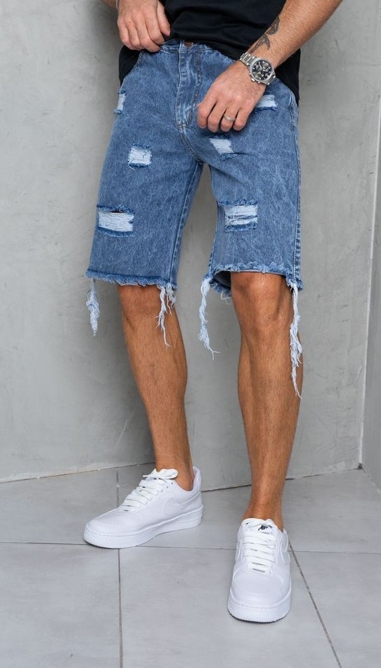 Bermudas Mom/roturas y Desflecado - Imagen 5