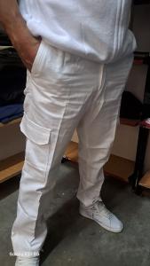 Pantalón Blanco de Trabajo - Miniatura 3