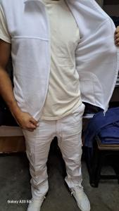 Pantalón Blanco de Trabajo - Miniatura 4
