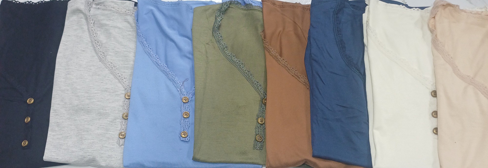 Remeras de Modal Viscosa  con Puntilla - Imagen 2