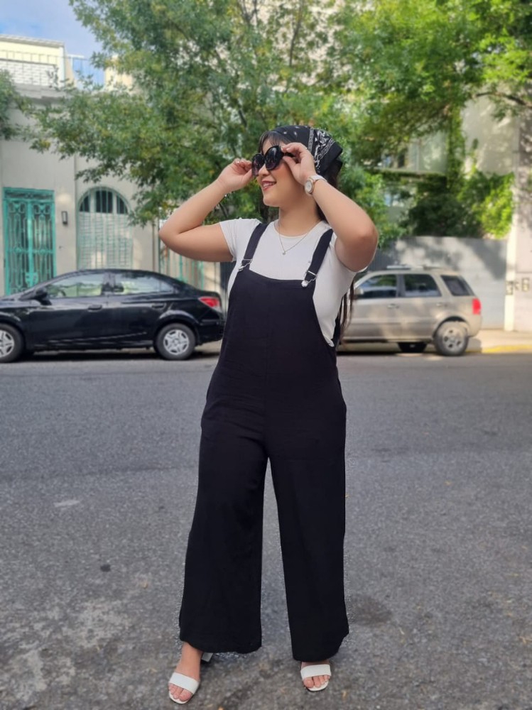 Jardinero de Lino con Spandex - Imagen 3