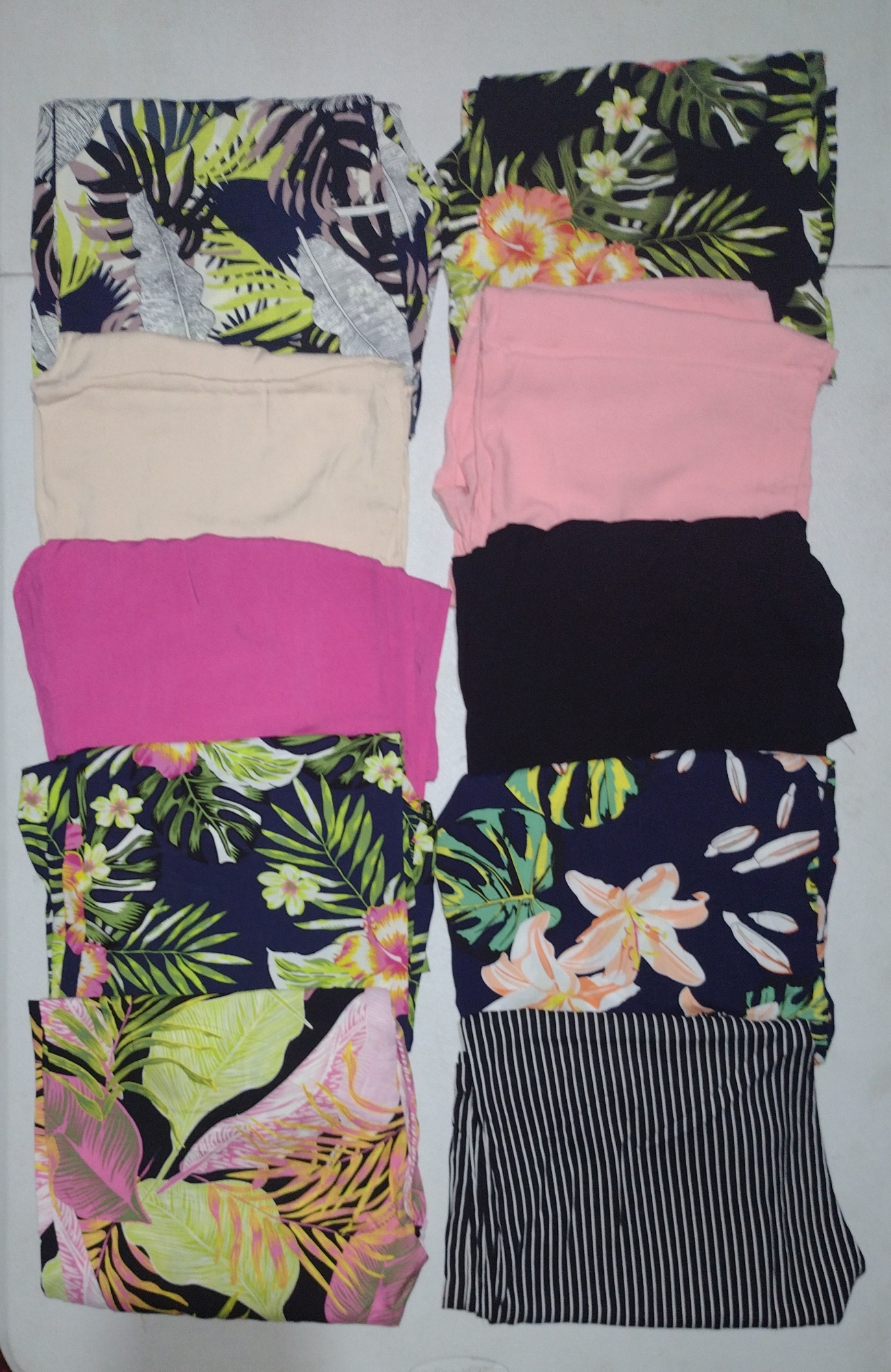 Palazo Fibrana Estampado ,rayado y Liso - Imagen 3