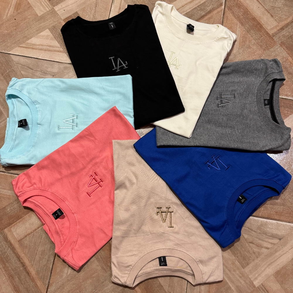 Remeras" La" Algodon Peinado - Imagen 2