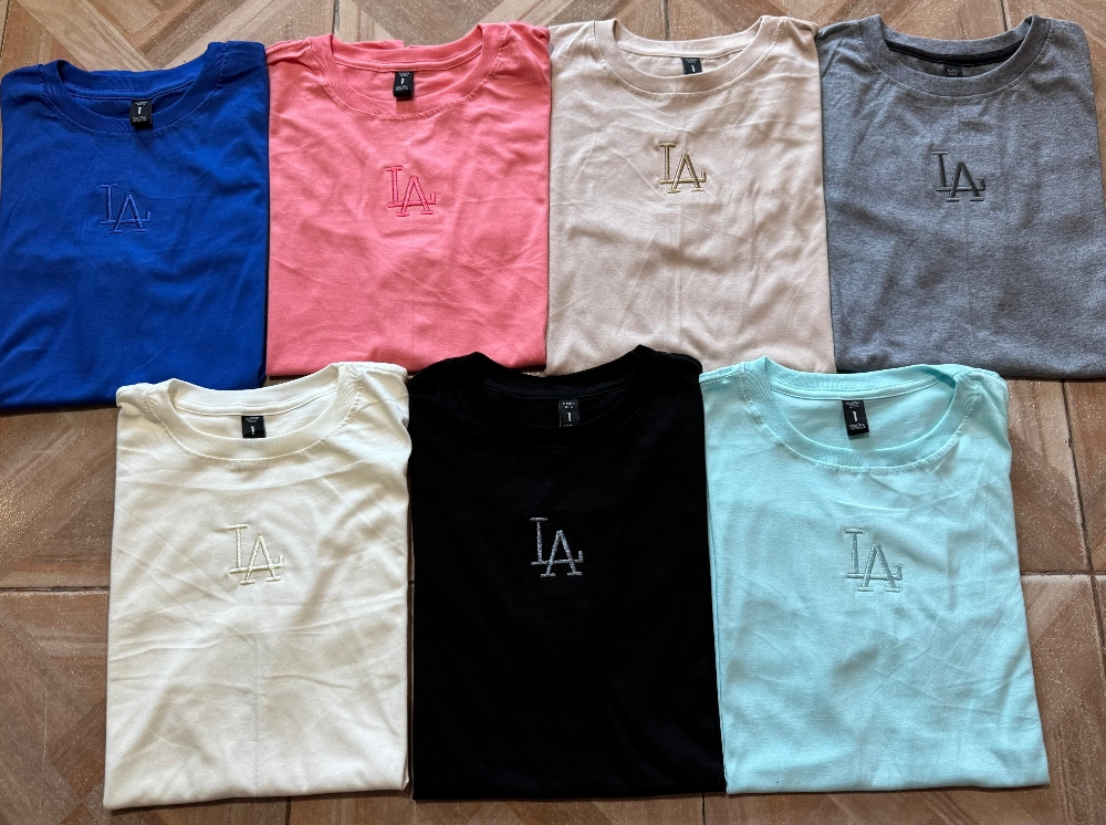Remeras" La" Algodon Peinado - Imagen 4