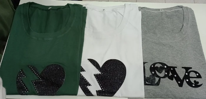Remeras para Mujer Talles Especiales . Algodón Peinado.