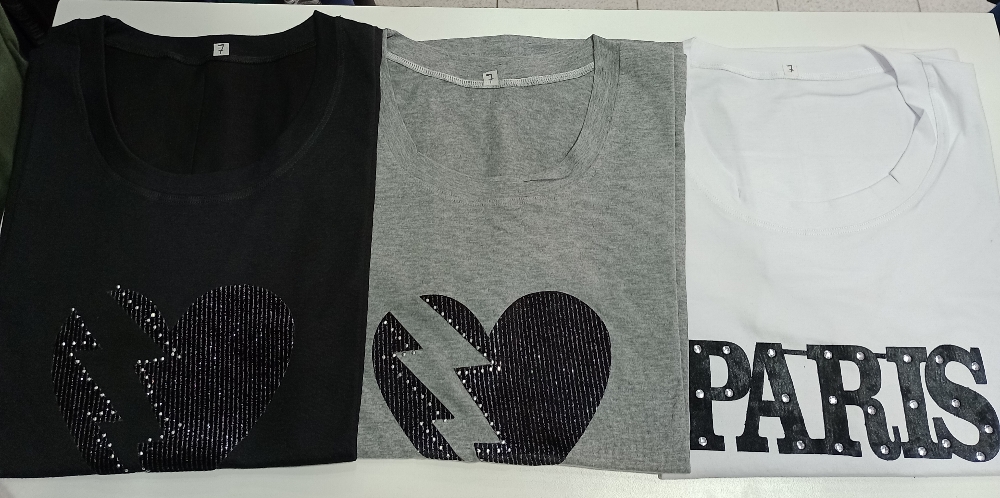 Remeras para Mujer Talles Especiales . Algodón Peinado. - Imagen 2