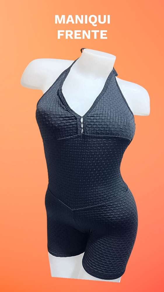 Catsuit Anticelulitis Corto Frunce - Imagen 3