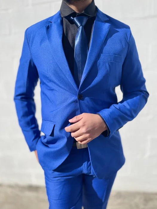 Traje Azul Francia Slimfit de Hombre