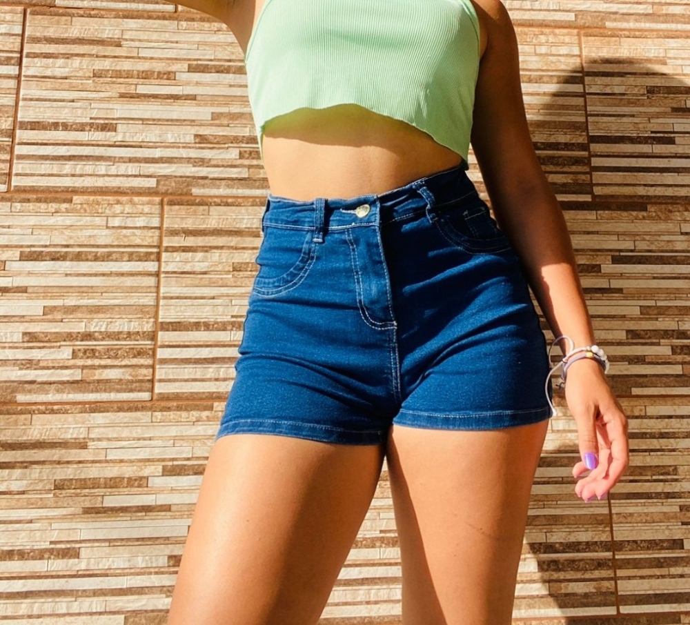 Short Azul Elastizado - Imagen 2