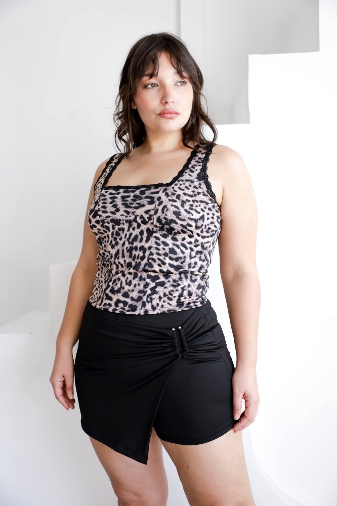 Short Pollera con Hebilla u - Imagen 6
