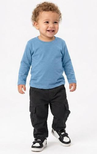 Pantalon Cargo Gabardina Bebe