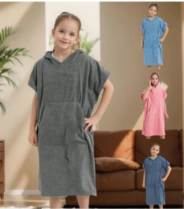 Maxi Poncho Cambiador Toalla Microfelpa Playeras Ideal para Playa  Pileta Piscina!!