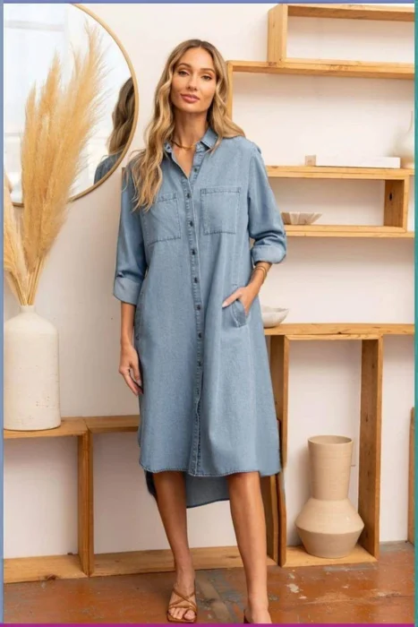 Maxi Vestido Jean