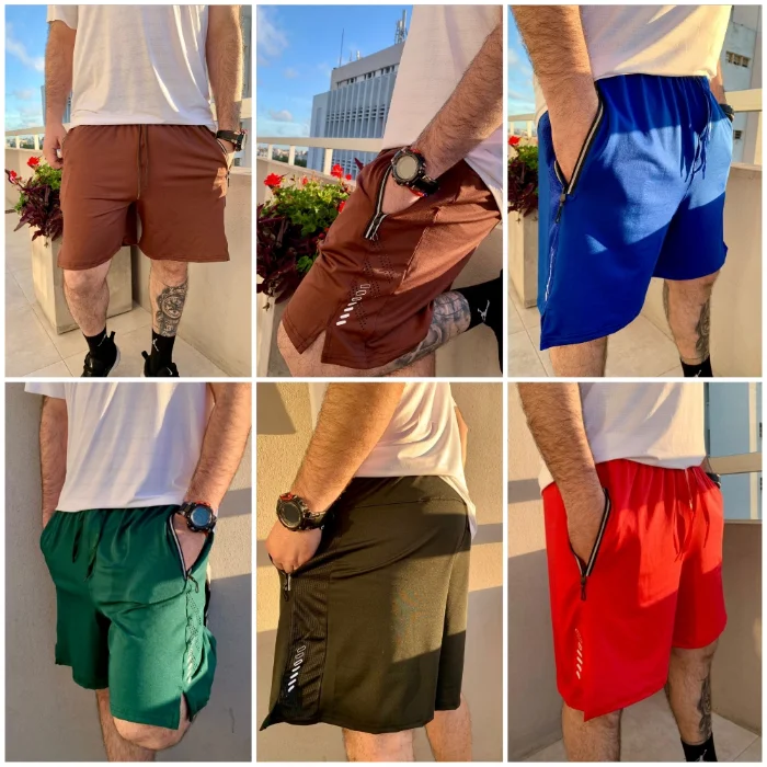 Short Deportivo de Hombre con Respiradero