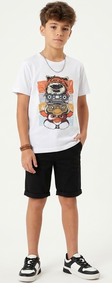 Remera Clásica Algodón y Poliéster Nene 4 - Imagen 2