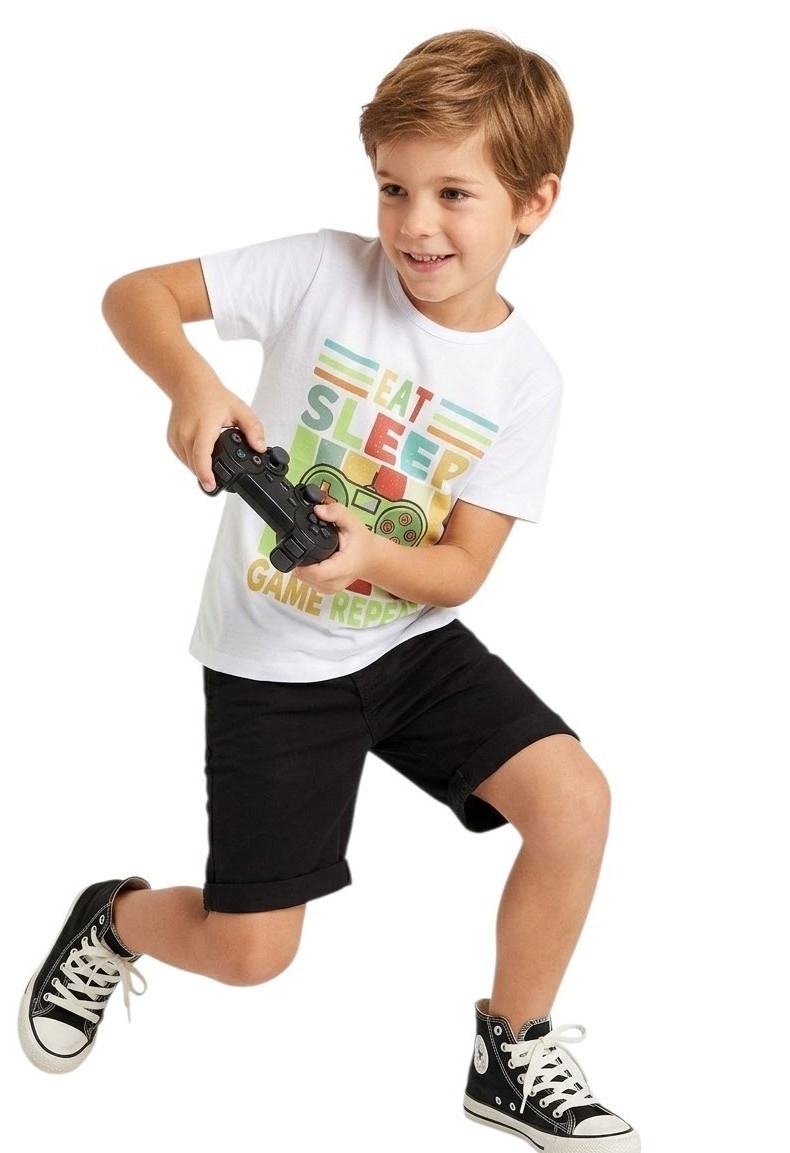 Remera Clásica Algodón y Poliéster Nene 4 - Imagen 5