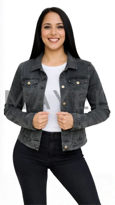 Campera Gris Elastizado