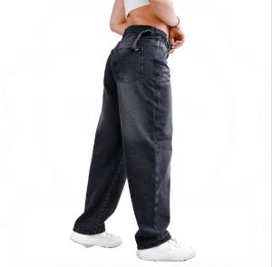 Jeans Baggy Gris Regulable - Miniatura 2