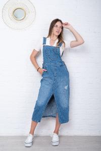 Jardinero Pollera "jumper" de Jean