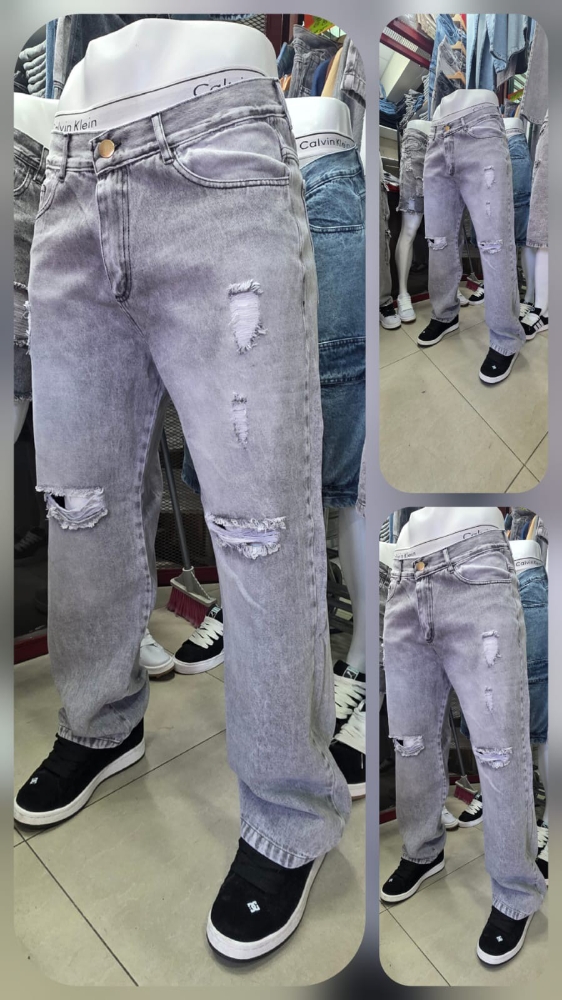 Jeans Baggy con Roturas - Imagen 3
