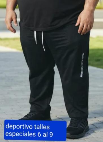 Deportivo Frizado Recto Talle Especial